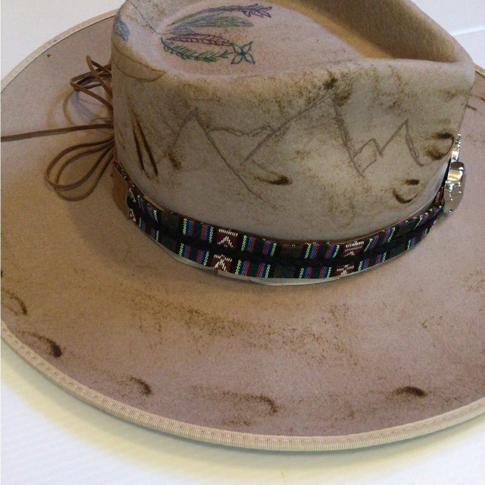 FINAL S ALE💥💥 Custom Lack of color Boho Artisan  western rancher - Picture 2 of 9